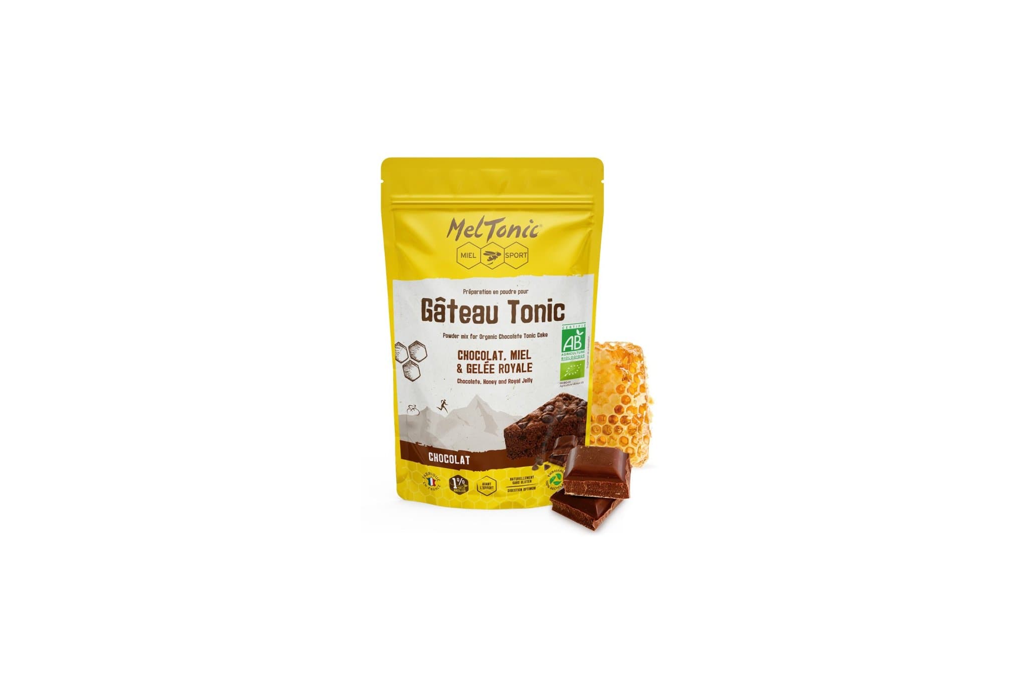 MelTonic Gâteau Tonic Bio - Chocolat Miel