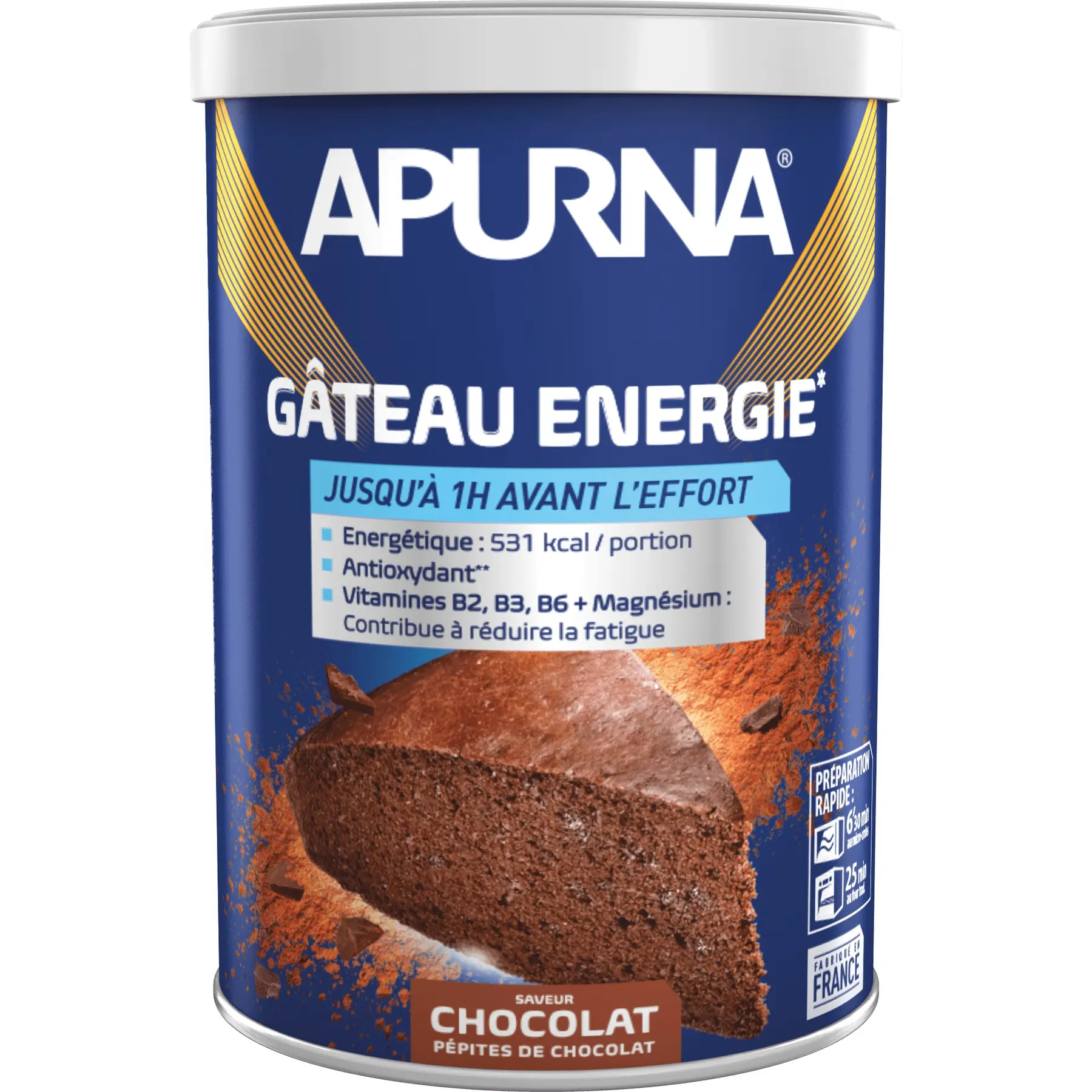 Gâteau Apurna Energie Chocolat - 400g
