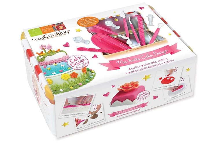 Coffret cake design scrapcooking 10 pièces