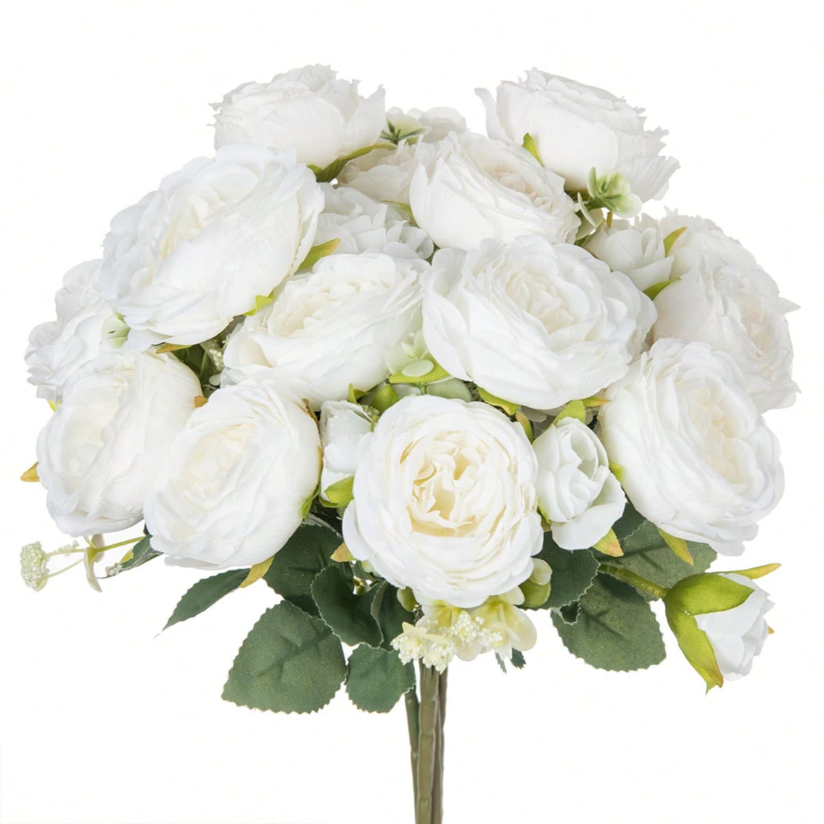 1 pièce Fleurs Artificielles Bouquets De Pivoines En Soie Fausses Roses Pour Les Décorations Dautomne Du Nouvel An Vase De Mariage Pour La Maison